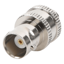 Adaptador en Línea de Conector BNC Hembra a SMA Hembra Corto / Celulares Motorola, Níquel/ Oro/ Teflón.