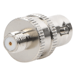 Adaptador en Línea de Conector BNC Hembra a SMA Hembra Corto / Celulares Motorola, Níquel/ Oro/ Teflón.