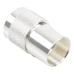 Conector N Macho de Rosca para Cables 9913, RFLASH-1113, 7810A, RG8/U-SYS, CNT-400, 8214, Plata/Oro/Teflón.