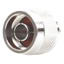 Conector N Macho de Anillo Plegable para Cables Coaxiales LP-142, LP-195, RG-58/U, RG-142/U, LMR-195, Níquel/ Oro/ Teflón.â€‹