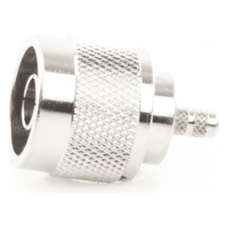 Conector N Macho de Anillo Plegable para Cables Coaxiales LP-142, LP-195, RG-58/U, RG-142/U, LMR-195, Níquel/ Oro/ Teflón.â€‹