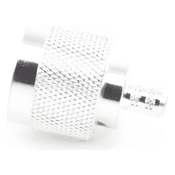 Conector Coaxial N Macho / Anillo Plegable / Bronce Plateado / Contacto Oro / Teflón / RG-8/X, LMR-240, Belden 9258