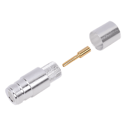 Conector N Hembra de Anillo Plegable para LP600, LMR-600, 7977A, CNT-600.