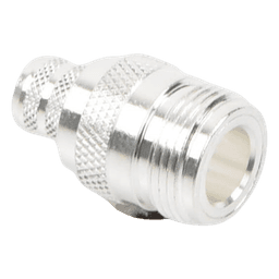 Conector N Hembra de Anillo Plegable para Cables 9913, 8214, LMR-400, RG8/U-SYS, RFLASH-1113, Plata/ Oro/ Teflón.