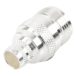 Conector N Hembra de Anillo Plegable para Cables 9913, 8214, LMR-400, RG8/U-SYS, RFLASH-1113, Plata/ Oro/ Teflón.