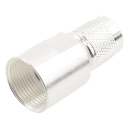 Conector TNC Macho de Rosca en 50 Ohm para cable LMR-400, 9913, 8214, CNT-400, RG8/U-SYS, RFLASH-1113, Plata/ Oro/ Teflón.