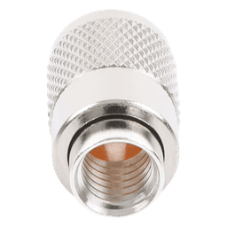 Conector UHF Macho (PL-259) para cables LP-400, RG-8/U, RG-8U-SYS, 8237, 8267, 8268, 9913, CTN-400, 7810, 8214, 7810A, RFLASH-1113, LMR-400, Plata (Concha-Níquel)/ Plata/ D.A.P. (Fibra Sintética)