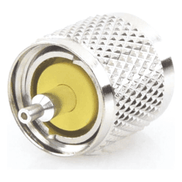 Conector UHF Macho (PL-259) de Anillo Plegable para Ensamblar en Cables RG-58/U, RG-142/U.