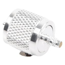 Conector UHF Macho (PL-259) de anillo plegable para cables RG-58/U, RG-142/U.