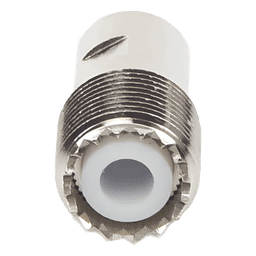 Conector UHF hembra (SO-239) de rosca para cable RG-58/U, RG-142/U.