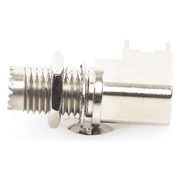 Conector Mini UHF Hembra para Montaje en PCB, Estaño/ Estaño/ Polipropileno. 