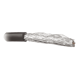 Cable Coaxial 75 Ohm con Blindaje de Cinta de Poliester Aluminizado y 40% de Malla de Aluminio 95%, Aislamiento de Polietileno Espumado.