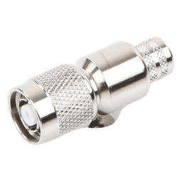 Conector TNC Macho Inverso, Anillo Plegable para ensamblar en cables RG-8/U, LMR-400, Niquel, Oro, Teflón