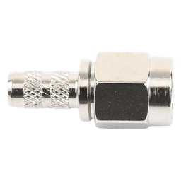 Conector SMA Macho de anillo plegable para cable RG-58/U, Niquel / Oro / Teflón.