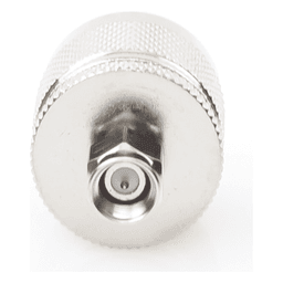 Adaptador en Línea de Conector SMA Macho a N Macho, Níquel/ Oro/ Teflón.