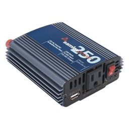 Inversor de Corriente (CD-CA) Potencia Nominal 250 W, Ent:12Vcc, Sal: 115Vca 60 Hz