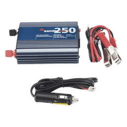 Inversor de Corriente (CD-CA) Potencia Nominal 250 W, Ent:12Vcc, Sal: 115Vca 60 Hz