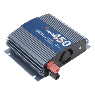 Inversor de Corriente Onda Modificada (CD-CA). Potencia Nominal 450 W, Ent:12Vcc, Sal: 115Vca 60 Hz.