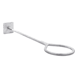 Ancla de Losa o Pared de 63-65 cm. de 13 cm diámetro de argolla Galvanizado por Inmersión.