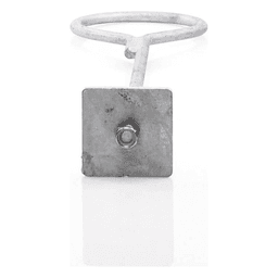 Ancla de Losa o Pared de 63-65 cm. de 13 cm diámetro de argolla Galvanizado por Inmersión.