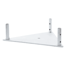 Base Triangular para Tramo STZ45 Galvanizado Electrolítico.