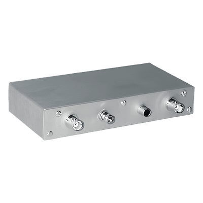 Preamplificador para recepción, ganancia variable 0-30 dB, 40-512 MHz, 13.6 Vcc, 200mA.