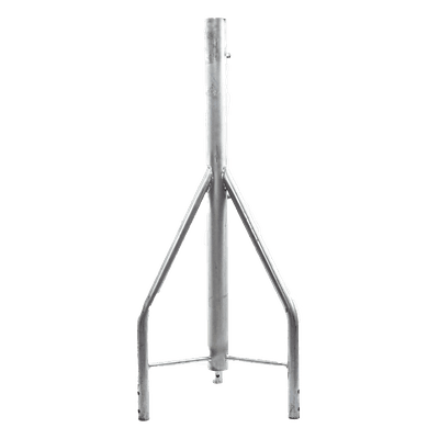 Tramo de Remate / Copete, tubo industrial 1 1/4" con tubo central 2 3/8", galvanizado por electrólisis.