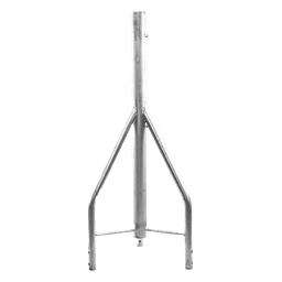 Tramo de Remate / Copete, tubo industrial 1 1/4" con tubo central 2 3/8", galvanizado por electrólisis.