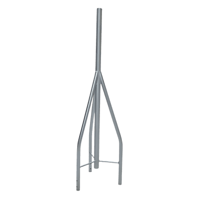 Tramo de Remate / Copete, tubo industrial 1 1/4" con tubo central 2 3/8" galvanizado por inmersión en caliente.