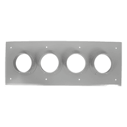Placas Pasamuro con Capacidad de 4 Botas de 4