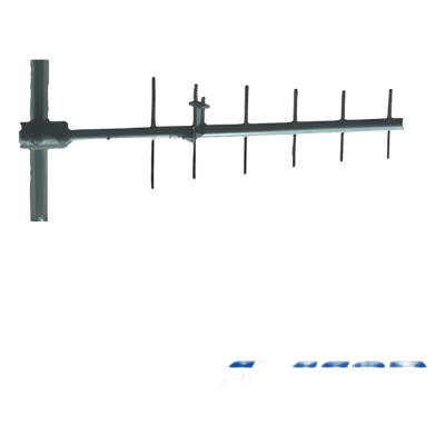 Antena Base UHF, Direccional de 6 elementos, Rango de Frecuencia 490 - 520 MHz, ganancia de 10 dB