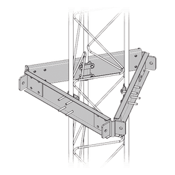 Estabilizador de Torre para Tramos STZ-45G Galvanizado por Inmersión en Caliente.