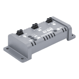 Controlador de Carga Solar PWM 10 A / 12 VCC / Desconexión Automática / IP22 / Protección Integral / Bajo Consumo 8 mA