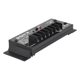 Controlador Solar para Iluminación de Luz Mercurial, Estaciones de Autobús y Señalamientos 20 A, 12 Vcc.