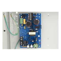 12 o 24 Vcc @ 6 Amp. / fuente de alimentación / 1 salida / capacidad de baterías de respaldo / requieren baterías 