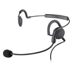 DIADEMA POR DETRÁS DE LA CABEZA CON BOMM FLEXIBLE P/ MOTOROLA GP-300/ SP-50/ P1225/ PRO-3150/ MAG-ONE/ EP-450/ EP-350/ RDU-2020. HYT TC-500/ 518/ 600/ 610/ 700/ 620/ 1600/ 700EX.