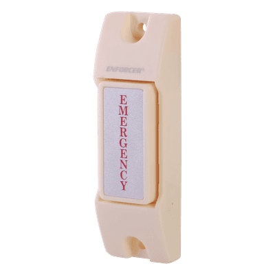 Botón de Emergencia / Botón de Pánico / Montaje de Superficie o Pared /  Ideal Como Botón de Pánico / Contacto Momentáneo NO / Uso con Sirenas o Estrobos /  Ideal Para Control de Acceso / Uso con Chapas NO / 