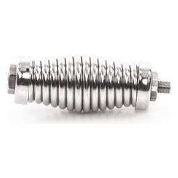 Resorte para antena CB / Acero inoxidable / 4" (0.33 ft) / Rosca 3/8" x 24 hilos