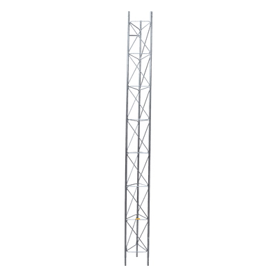 Tramo de Torre Arriostrada de 3m x 35cm, Galvanizado por Inmersión, Hasta 45 m de Elevación. Zonas Húmedas.