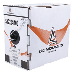 Bobina de 305 Metros (1000 Pies) / Cable de Cobre / 4 x 22 AWG / Tipo Alarmas UL / Para Interior / Color Blanco / Para Aplicaciones de Alarmas de Intrusión / Interfonos / TV Porteros / y Multi-Propósito / Hecho en México