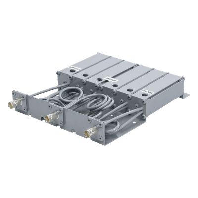 Duplexer SYSCOM en VHF, 6 Cav. 136-148 MHz, 50 Watt, 5 MHz Sep. Rechazo de Banda, BNC Hembras.
