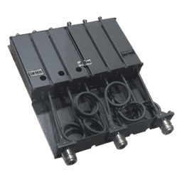 Duplexer SYSCOM en VHF, 6 Cav. 160-174 MHz, 50 Watt, 5 MHz Sep. Rechazo de Banda, N Hembras.