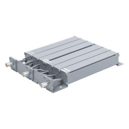 Duplexer SYSCOM en UHF, 6 Cav. 490-520 MHz, 50 Watt, 5 MHz Sep. Rechazo de Banda, BNC Hembras.