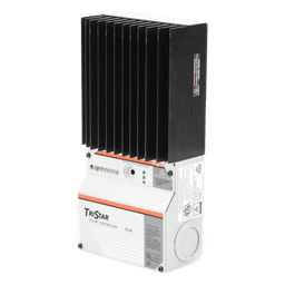 Controlador de Carga Solar TriStar PWM 60 A / 12V 24V 48V / Puerto RS-232 / Hasta 4 kW / Disipador de Calor / 7 Preajustes