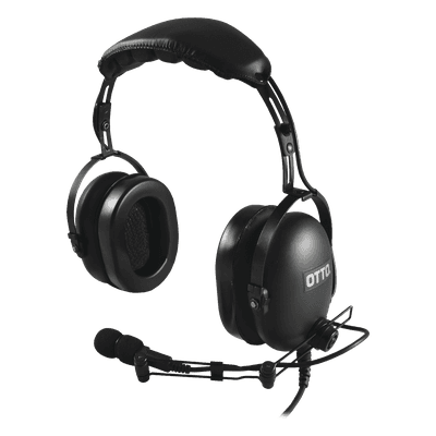 Diadema Heavy Duty sobre la cabeza para KENWOOD NX-340/320/420, TK-3230/3000/3402/3312/3360/3170