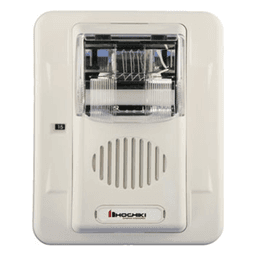 Sirena Estrobo, 24 Vcd, Multi-Candela 15 hasta 110 cd, Montaje En Pared, Color Blanco, Serie HEC3 (0500-06030)