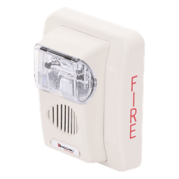 Sirena Estrobo, 24 Vcd, Multi-Candela 15 hasta 110 cd, Montaje En Pared, Color Blanco, Serie HEC3 (0500-06030)