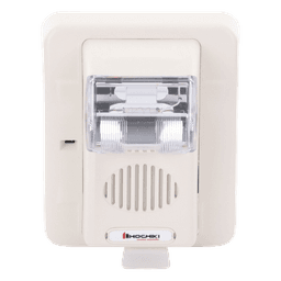 Sirena Estrobo, 24 Vcd, Multi-Candela 15 hasta 110 cd, Montaje En Pared, Color Blanco, Serie HEC3 (0500-06030)