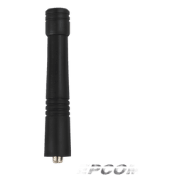 Antena UHF Helicoidal Recortada, 450-470 MHz, Versión Mejorada para Radios Portátiles Motorola y Kenwood TK-340/ 350/ 360/ 370 de Conector Rosca tipo Monopolo. 