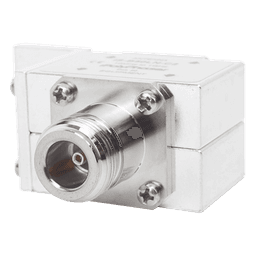 Protector Coaxial RF / 125-1000 MHz / 50 Ω / Conectores N Hembra / Bloqueo DC / 40 kA